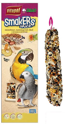 SMAKERS PARROT TREAT STICK XXL NUT TWIN PACK