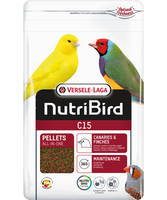 VERSELE-LAGA NUTRIBIRD C15 TROPICAL PELLETS FOR FINCHES AND CANARIES