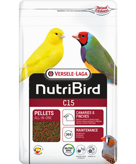 VERSELE-LAGA NUTRIBIRD C15 TROPICAL PELLETS FOR FINCHES AND CANARIES