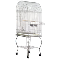 OPENING DOME TOP, PLASTIC BASE AND REMOVABLE METAL STAND - 22"x17"x58"