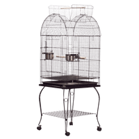 OPENING DOME TOP, PLASTIC BASE AND REMOVABLE METAL STAND - 22"x17"x58"