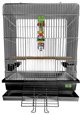 FLAT TOP CAGE IN BLACK