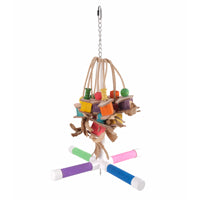 4 WAY PERCH SWING & TOY