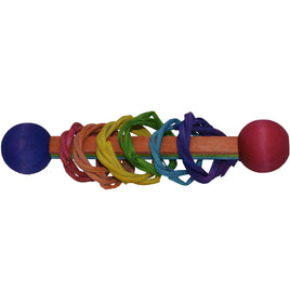 VINE RING RATTLE FOOT TOY