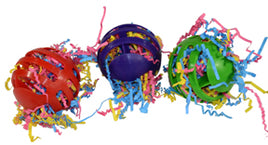 WAFFLE BALL STUFFER FOOT TOY