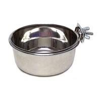 STAINLESS STEEL COOP CUP WITH CLAMP